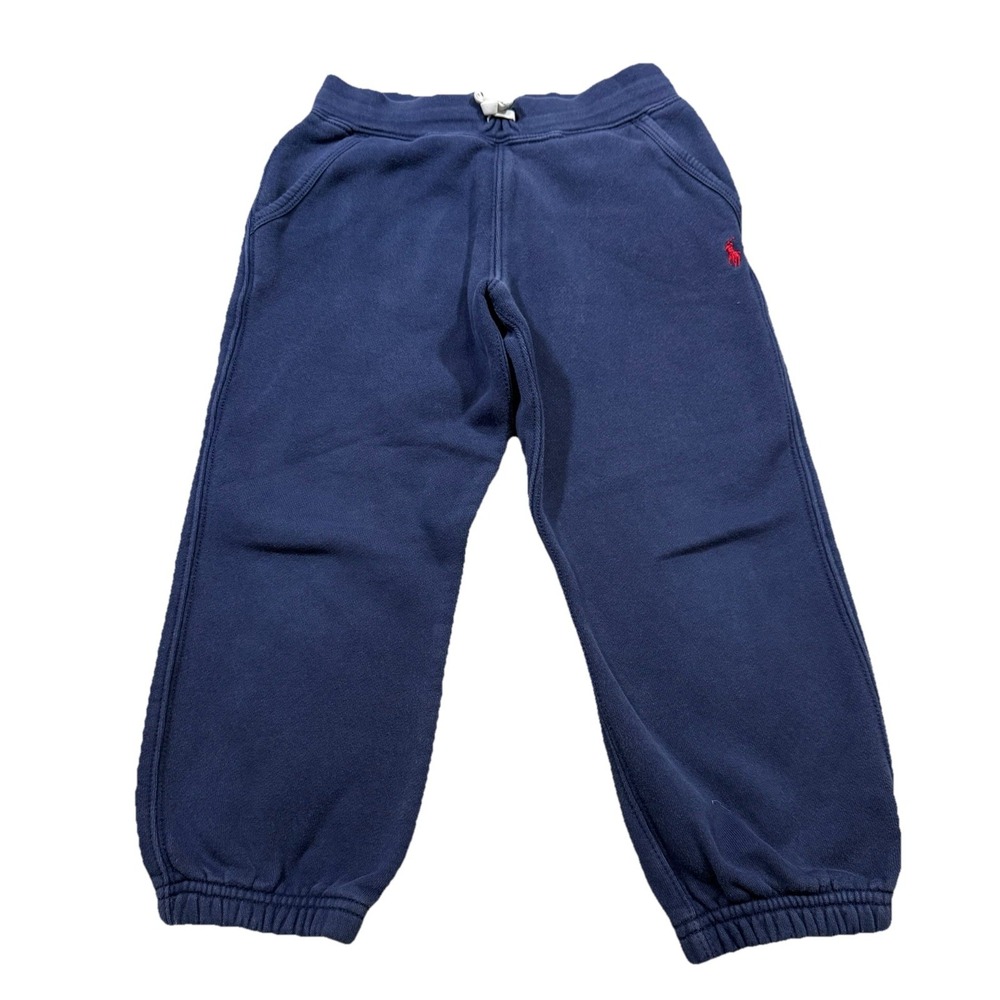 Polo Ralph Lauren Boys Youth Blue Sweatpants Joggers Athleisure Knit Loungewear6